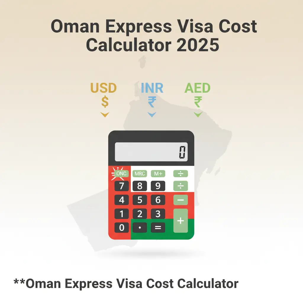 Oman Express Visa Cost Calculator